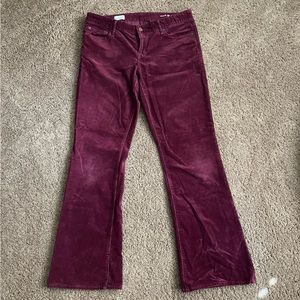 Gap 1969 Burgundy Cordoroys